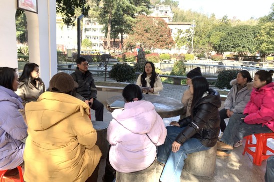 校“百马行动”宣讲团赴蒲纺工委...